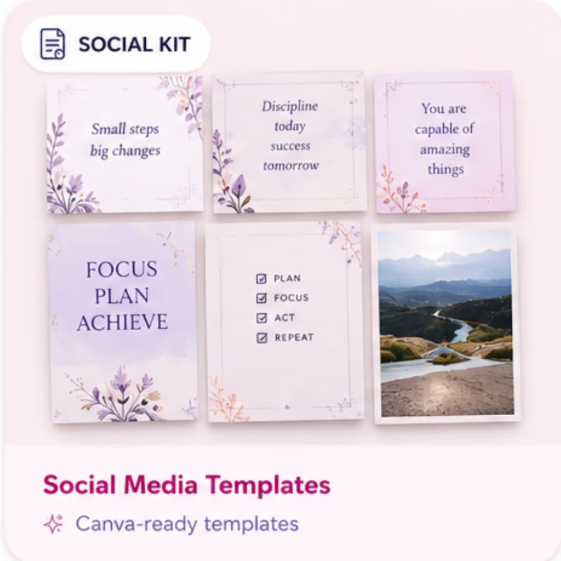 Social media templates
