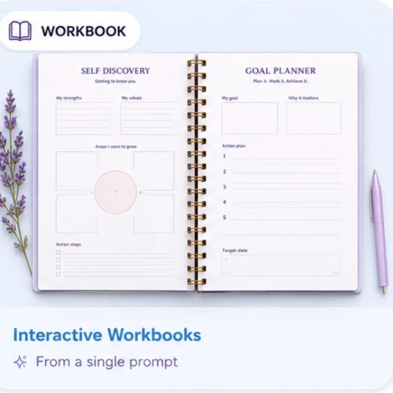 Interactive workbook